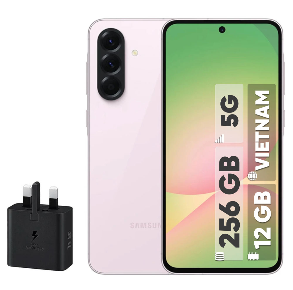 گوشی موبایل سامسونگ مدل Galaxy A56 دو سیم کارت ظرفیت 256 گیگابایت و رم 12 گیگابایت - ویتنام - به همراه شارژر 25 وات سامسونگ