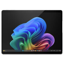 تبلت 13 اینچ مایکروسافت مدل Surface Pro 11 با پردازنده Intel Core Ultra 7-266V و 16GB رم LPDDR5x، حافظه SSD با ظرفیت 512GB، صفحه نمایش PixelSense Flow با نرخ به‌روزرسانی 120 هرتز، سیستم‌ عامل Windows 11