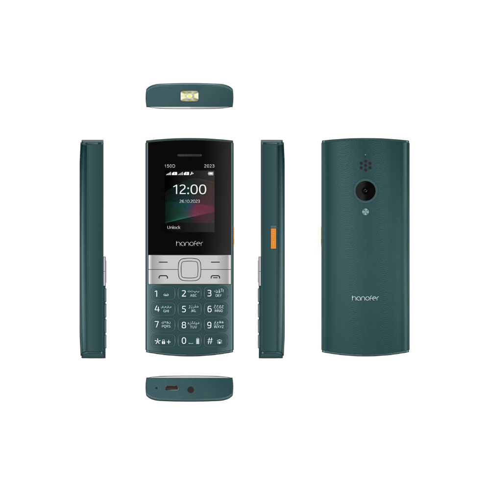 گوشی موبایل هانوفر مدل 150D (2023) ظرفیت 32 مگابایت و رم 32 مگابایت