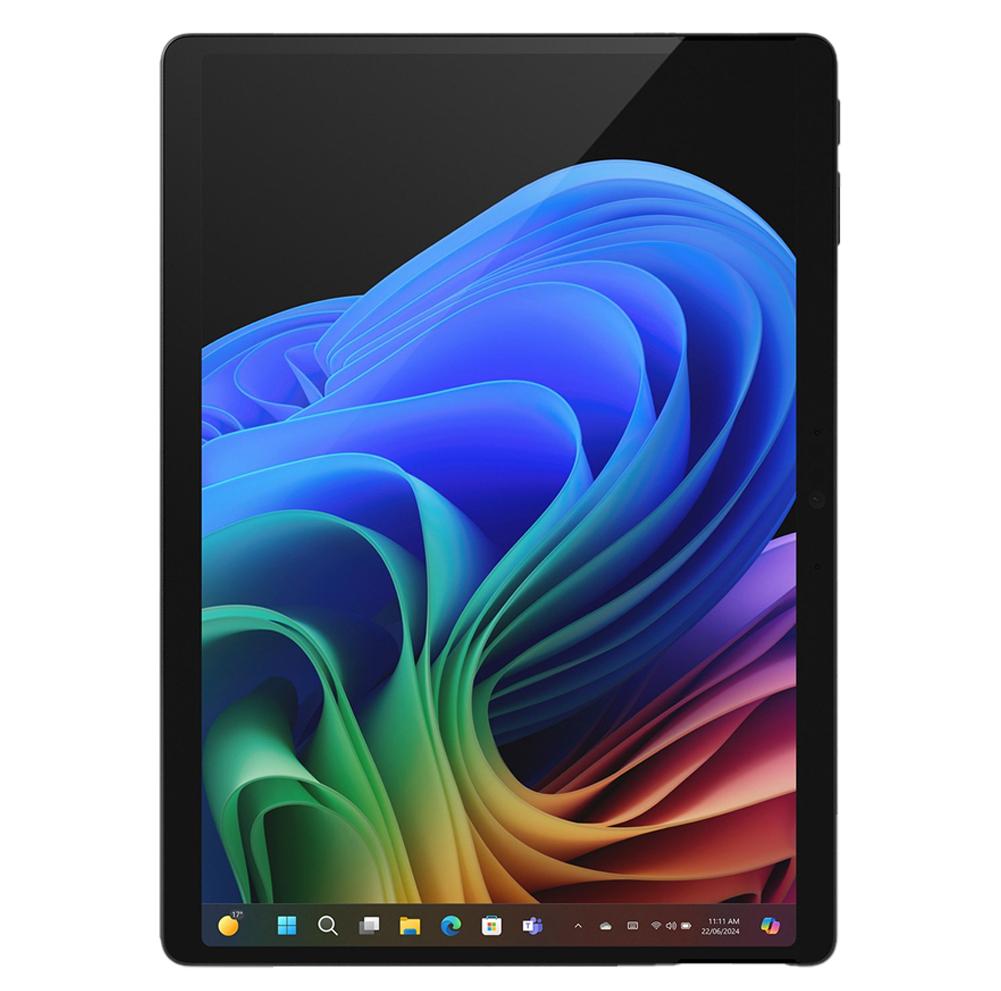 تبلت 13 اینچ مایکروسافت مدل Surface Pro 11 با پردازنده Intel Core Ultra 7-266V و 16GB رم LPDDR5x، حافظه SSD با ظرفیت 512GB، صفحه نمایش PixelSense Flow با نرخ به‌روزرسانی 120 هرتز، سیستم‌ عامل Windows 11