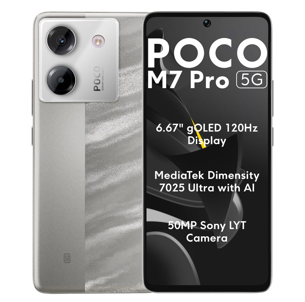 گوشی موبایل شیائومی مدل Poco M7 Pro 5G دو سیم کارت ظرفیت 512 گیگابایت و رم 12 گیگابایت