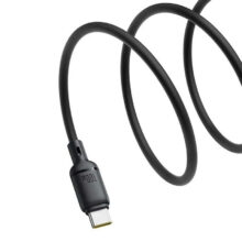 کابل تبدیل USB به USB-C بیسوس مدل Silky Series طول 1 متر