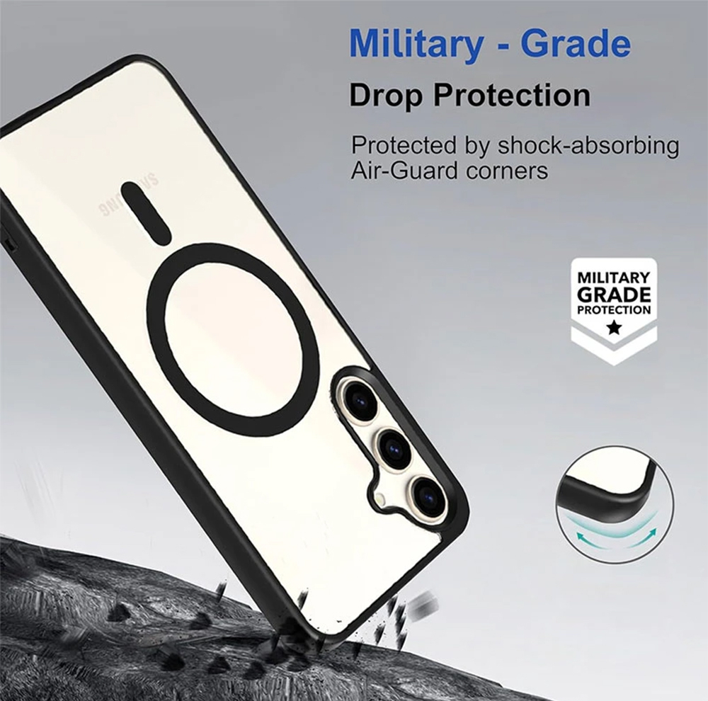 کاور مسیر مدل Silicone Magnetic Magsafe مناسب برای گوشی موبایل سامسونگ Galaxy A55