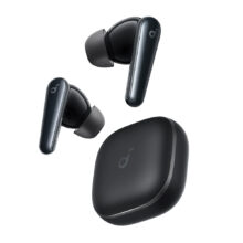 هدفون بلوتوثی انکر مدل Soundcore Liberty 5 با نویز کنسلینگ فعال (ANC)، درگاه شارژ USB Type-C، تا 30 ساعت زمان پخش موسیقی، دارای سنسور نوری داخل گوش و مقاوم در برابر رطوبت و عرق