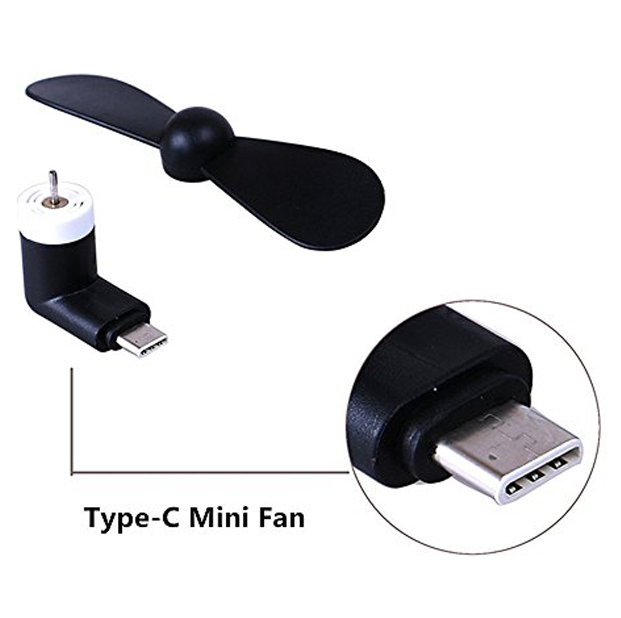 پنکه همراه USB-C مدل C