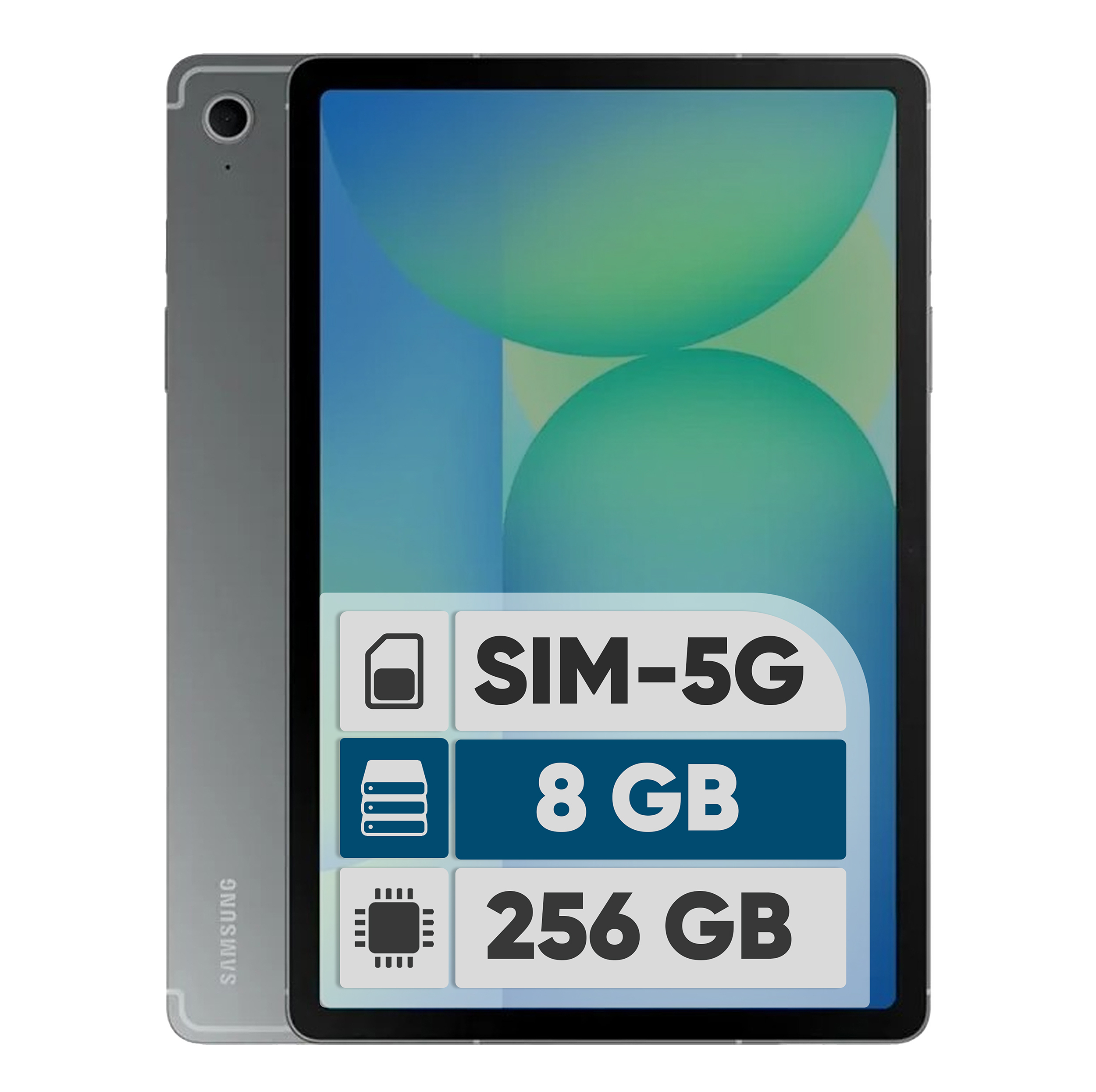تبلت 10.9 اینچ سامسونگ مدل Galaxy Tab S10 Lite با ظرفیت 256 گیگابایت و رم 8 گیگابایت، قابلیت پشتیبانی از سیم‌ کارت، رزولوشن دوربین اصلی ۸ مگاپیکسل، پشتیبانی از قلم