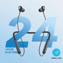 هدفون بلوتوثی گردنی انکر مدل SoundCore Life U2i بدون قابلیت نویز کنسلینگ، درگاه شارژ USB Type-C، مقاوم در برابر رطوبت و عرق