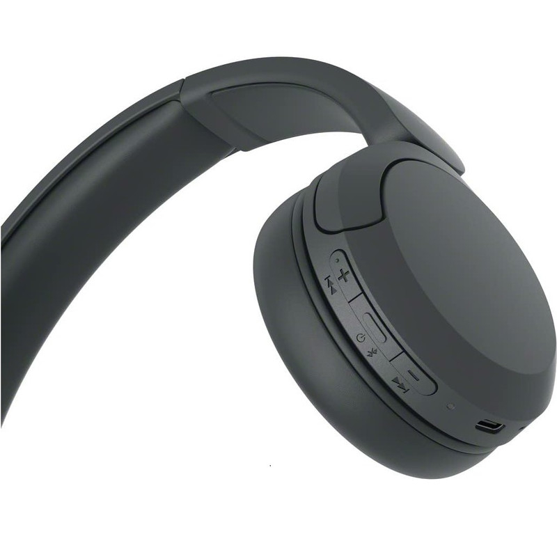 هدفون بلوتوثی سونی مدل WH-CH520 با نویز کنسلینگ فعال (ANC)، درگاه شارژ USB Type-C، دارای پشتیبانی از دستیار صوتی Google Assistant و Siri، طراحی چرخشی برای حمل و نگهداری آسان