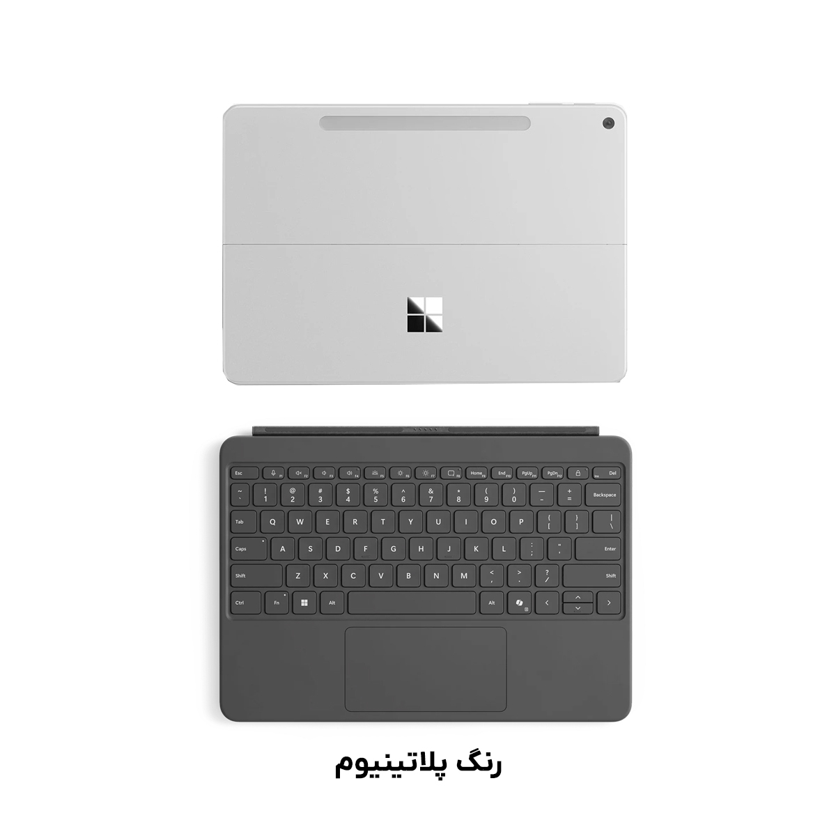 تبلت 12 اینچی مایکروسافت مدل Surface Pro-Snapdragon X Plus ظرفیت 256 گیگابایت و رم 16 گیگابایت به همراه کیبورد سرفیس پرو