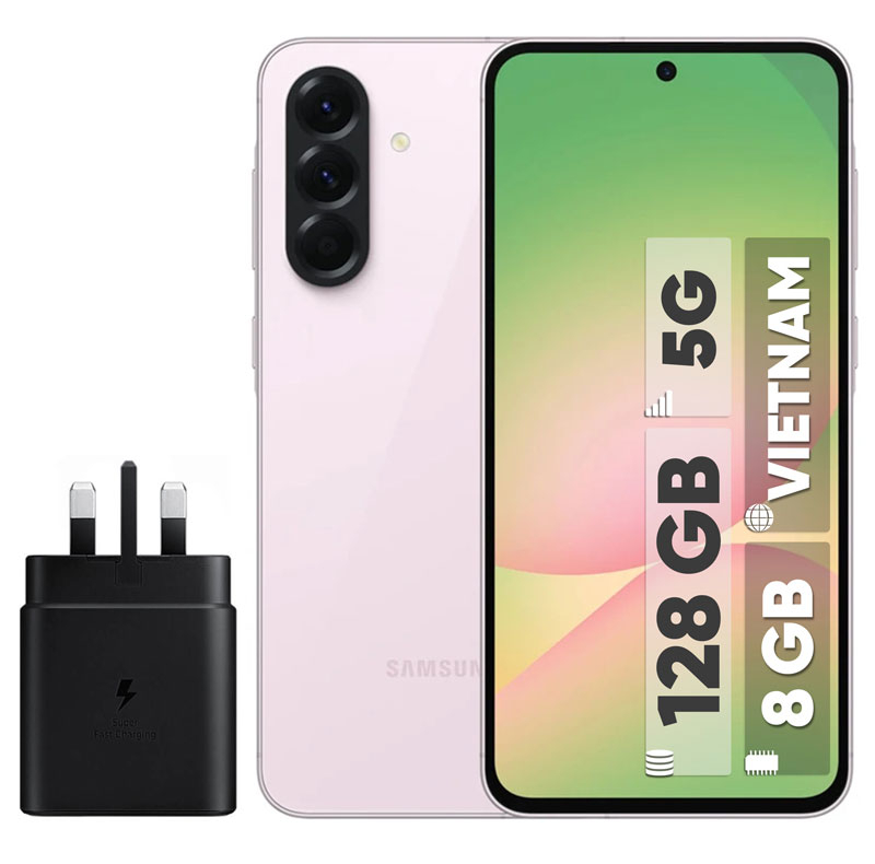 گوشی موبایل سامسونگ مدل Galaxy A56 دو سیم کارت ظرفیت 128 گیگابایت و رم 8 گیگابایت - ویتنام - به همراه شارژر 45 وات سامسونگ