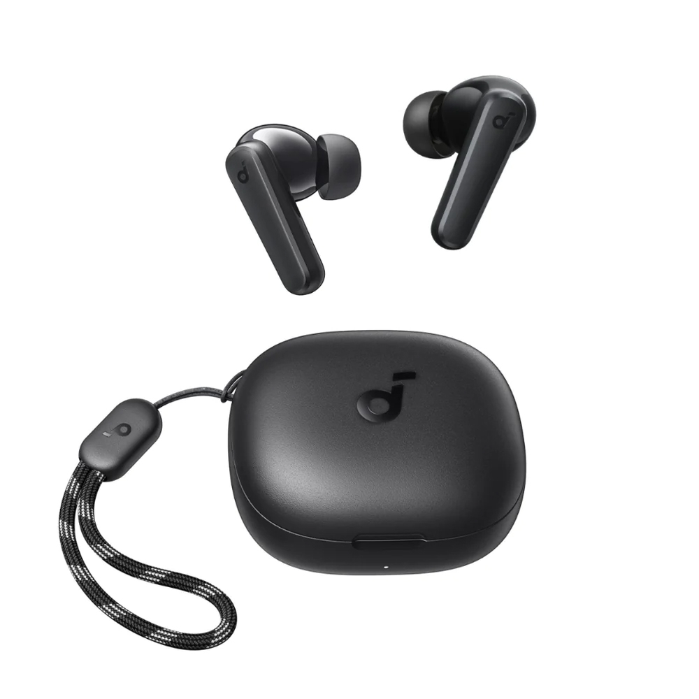 هدفون بلوتوثی انکر مدل SoundCore R50i A3949 بدون قابلیت نویز کنسلینگ، درگاه شارژ USB Type-C، دارای فناوری AI-Enhanced Calls برای کاهش نویز و بهبود مکالمات، مقاوم در برابر رطوبت و عرق