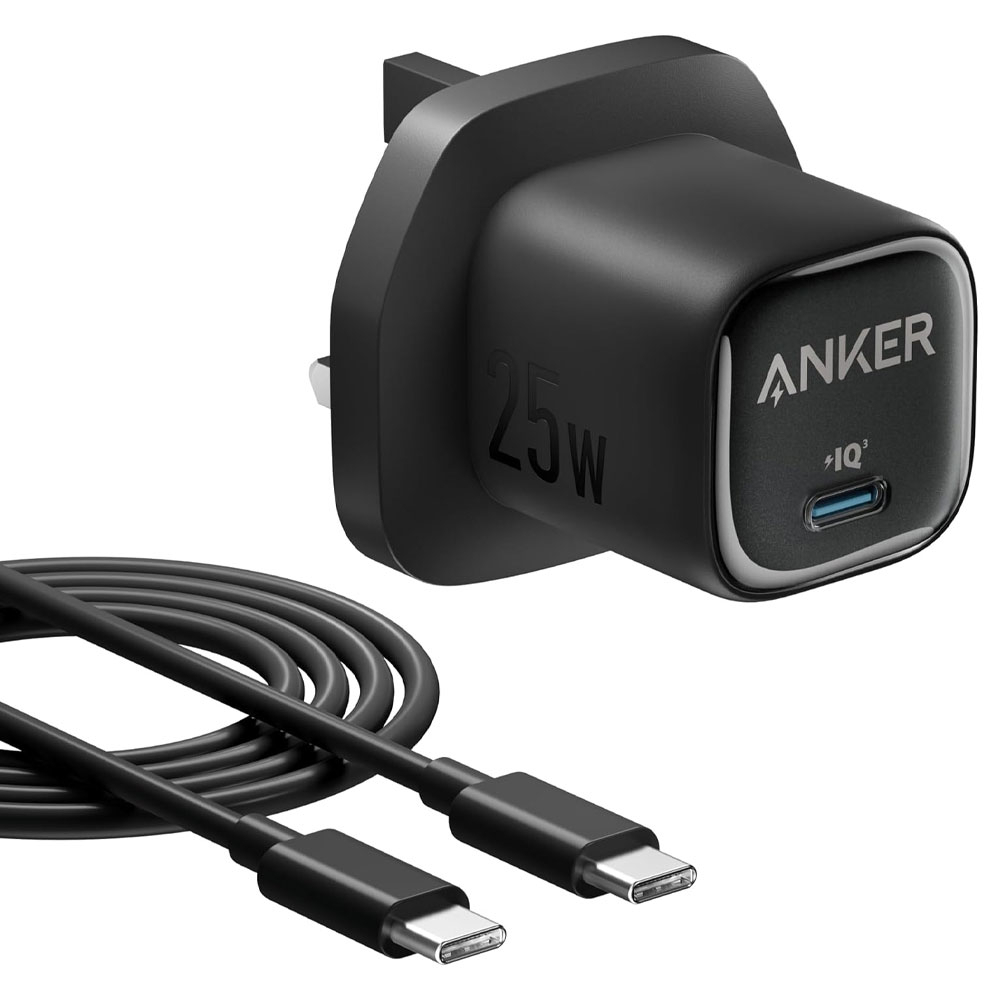 شارژر دیواری 25 وات انکر مدل A2656 به همراه کابل USB-C به طول 1.5 متر