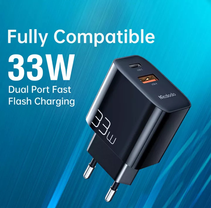 شارژر دیواری 33 وات مک دودو مدل CH-0921