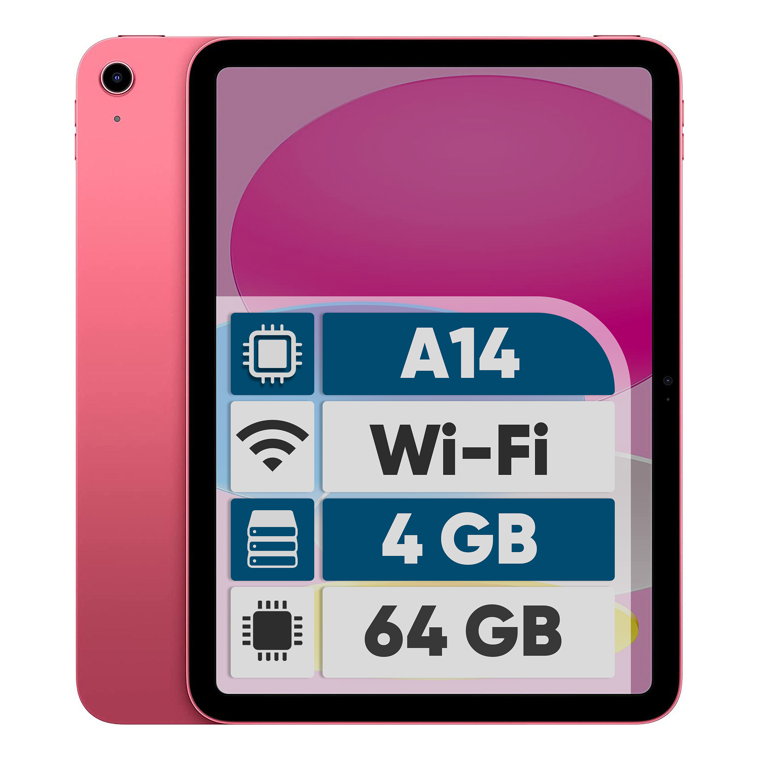 تبلت 10.9 اینچ اپل مدل iPad 2022 Wi-Fi ظرفیت 64 گیگابایت و رم 4 گیگابایت