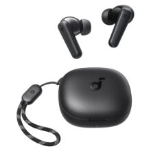هدفون بلوتوثی انکر مدل SoundCore R50i A3949 بدون قابلیت نویز کنسلینگ، درگاه شارژ USB Type-C، دارای فناوری AI-Enhanced Calls برای کاهش نویز و بهبود مکالمات، مقاوم در برابر رطوبت و عرق