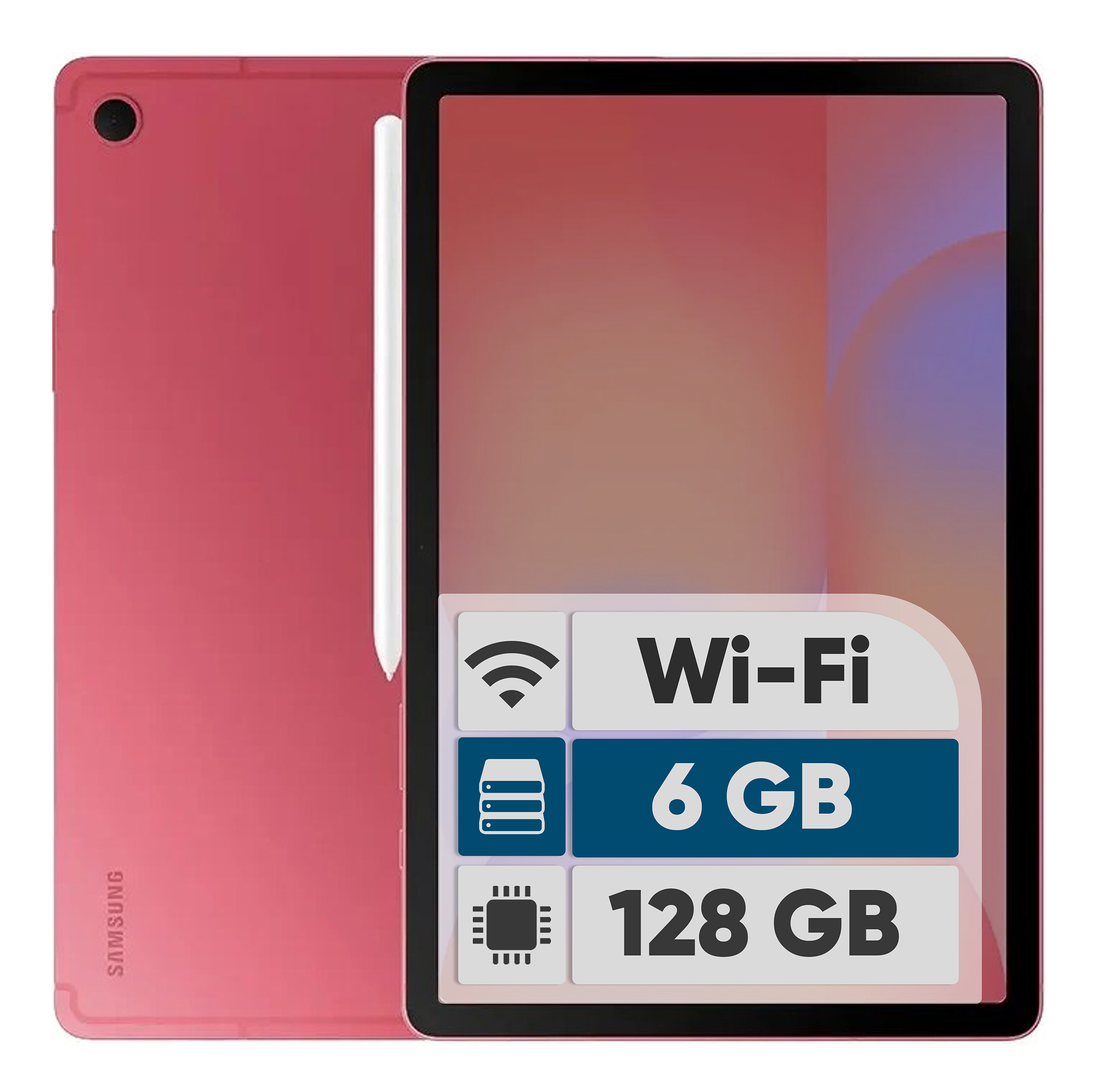تبلت 10.9 اینچ سامسونگ مدل Galaxy Tab S10 Lite Wi-Fi با ظرفیت 128 گیگابایت و رم 6 گیگابایت، رزولوشن دوربین اصلی ۸ مگاپیکسل، پشتیبانی از قلم