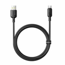 کابل تبدیل USB به USB-C بیسوس مدل Silky Series طول 1 متر