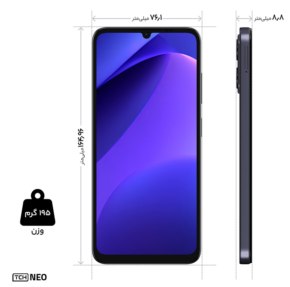 گوشی موبایل تی سی اچ مدل Neo دو سیم کارت ظرفیت 64 گیگابایت و رم 4 گیگابایت