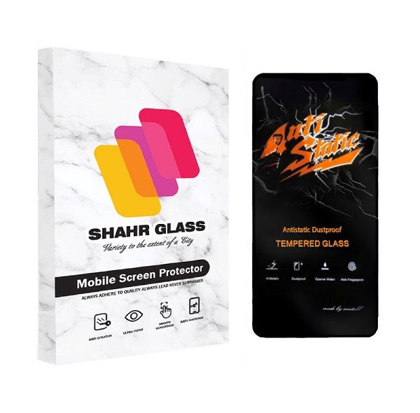 محافظ صفحه نمایش شهر گلس مدل Anti-Static مناسب برای گوشی موبایل اپل IPHONE 13