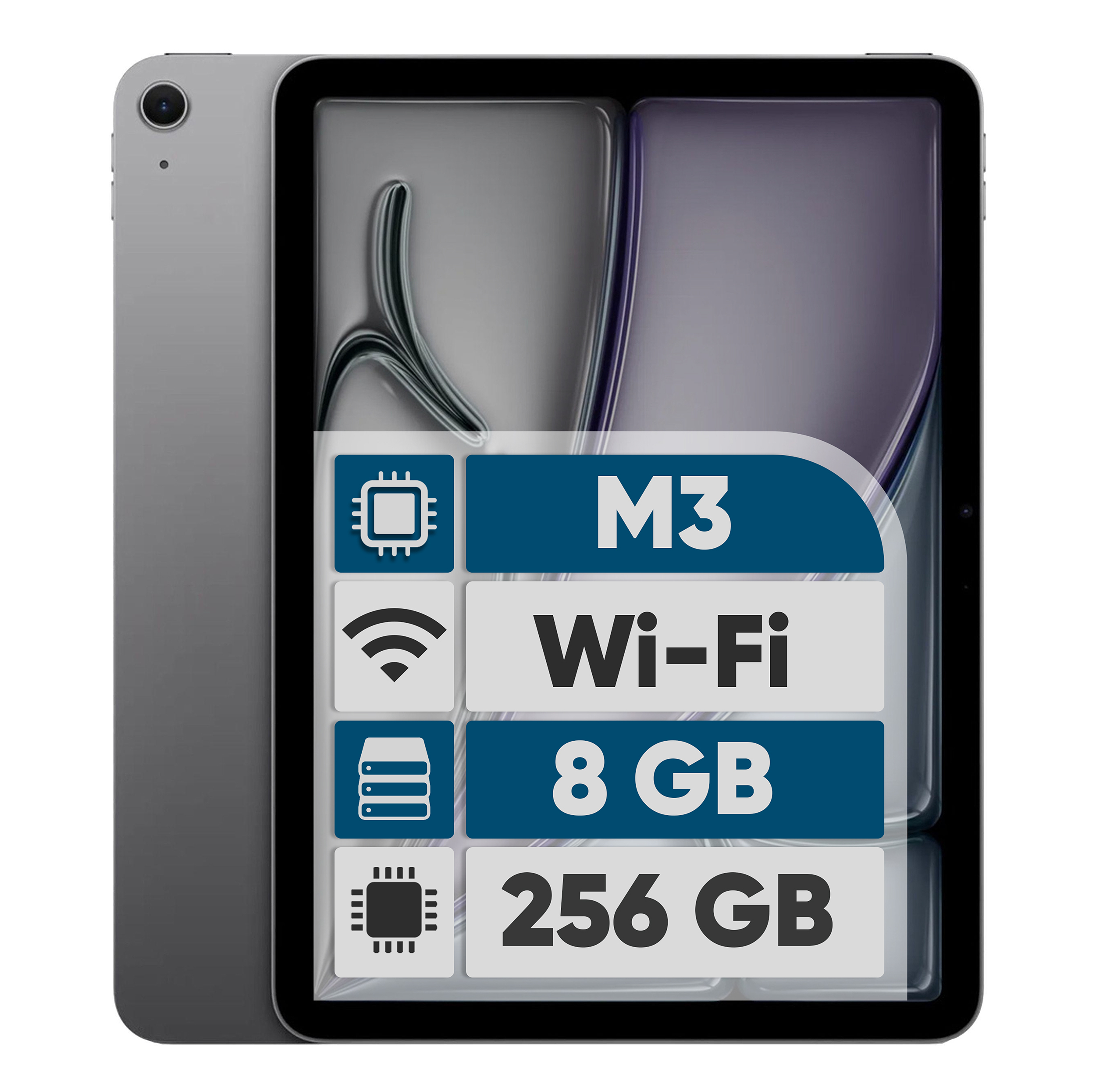 تبلت 11 اینچ اپل مدل iPad Air 11 2025 M3 Wi-Fi LLA ظرفیت 256 گیگابایت و رم 8 گیگابایت