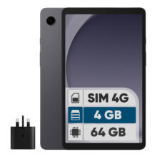 تبلت ۸.۷ اینچ سامسونگ مدل Galaxy Tab A9-4G ظرفیت 64 گیگابایت و رم 4 گیگابایت به همراه شارژر