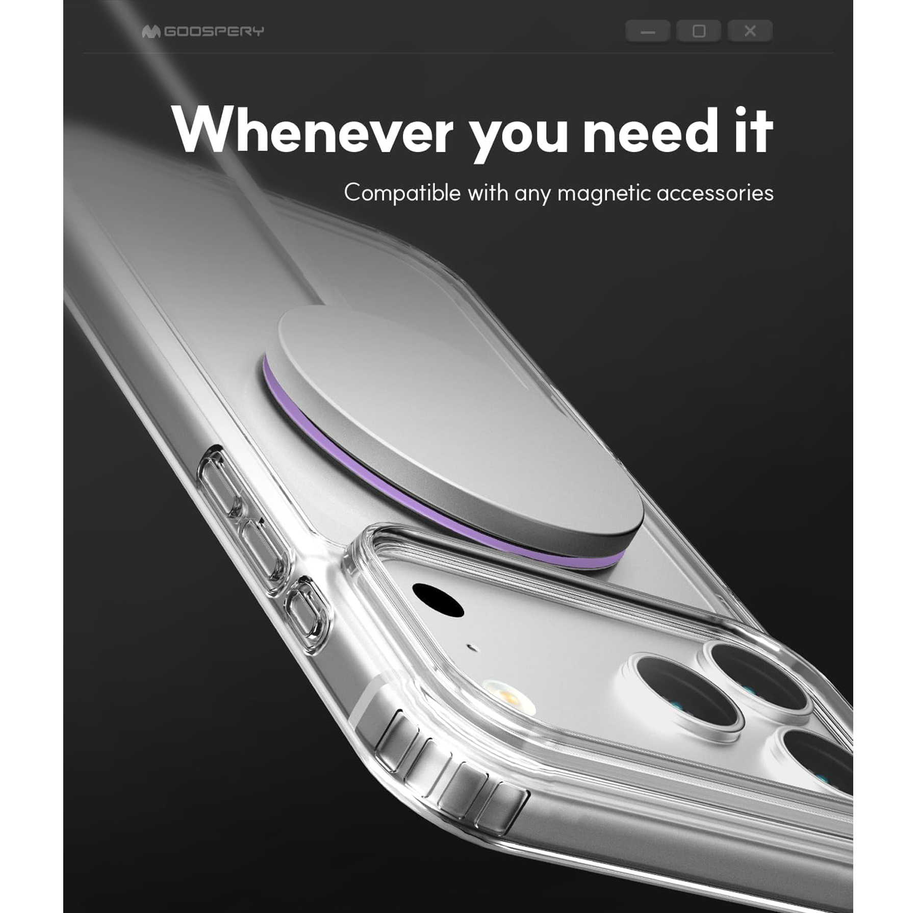 کاور قاب شهر مدل MGSAFE مناسب برای گوشی موبایل اپل iPhone 17 Pro Max