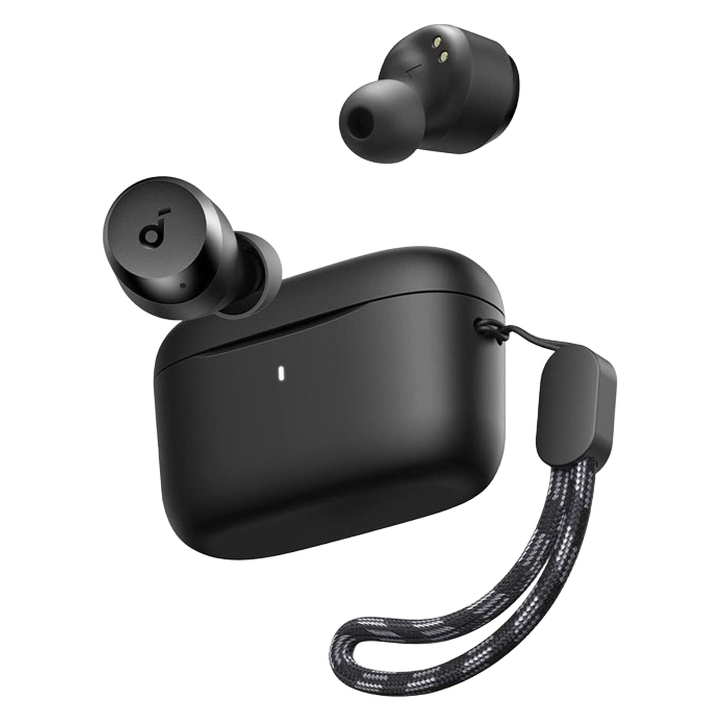 هدفون بلوتوثی انکر مدل Soundcore A25i بدون قابلیت نویز کنسلینگ، درگاه شارژ USB Type-C، دارای دو میکروفون داخلی با الگوریتم هوش مصنوعی، مقاوم در برابر پاشش آب