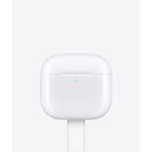 هدفون بلوتوثی اپل مدل AirPods 4 دارای نویز کنسلینگ، درگاه شارژ USB-Type-C و شارژ بی سیم، با قابلیت اتصال به چند دستگاه، پشتیبانی از فرمان لمسی و دستیار صوتی، نشانگر LED، مقاوم در برابر پاشش آب و گرد و غبار