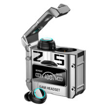 هدفون بلوتوثی دامیکس مدل M25-game بدون قابلیت نویز کنسلینگ، درگاه شارژ USB Type-C، امکان استفاده به صورت پاور بانک مقاوم در برابر آب