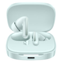 هدفون بلوتوثی شیائومی مدل Redmi Buds 6 با نویز کنسلینگ فعال (ANC)، درگاه شارژ USB Type-C، دارای میکروفون دوگانه با ENC (کاهش نویز محیط)، مقاوم در برابر رطوبت و عرق