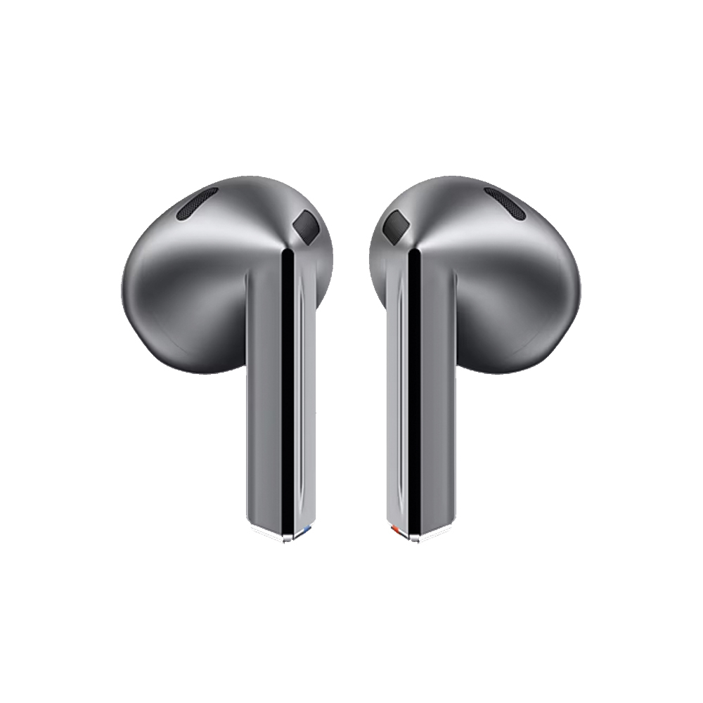 هدفون بلوتوثی سامسونگ مدل Galaxy Buds3 با نویز کنسلینگ فعال (ANC)، نویز کنسلینگ میکروفون (ENC)، درگاه شارژ USB Type-C، با قابلیت اتصال به چند دستگاه، دارای قابلیت صدای 360 درجه، Galaxy AI، میکروفون سه گانه، پشتیبانی از فرمان لمسی، ضد آب و گرد و غبار