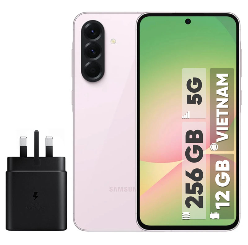گوشی موبایل سامسونگ مدل Galaxy A56 دو سیم کارت ظرفیت 256 گیگابایت و رم 12 گیگابایت - ویتنام - به همراه شارژر 45 وات سامسونگ