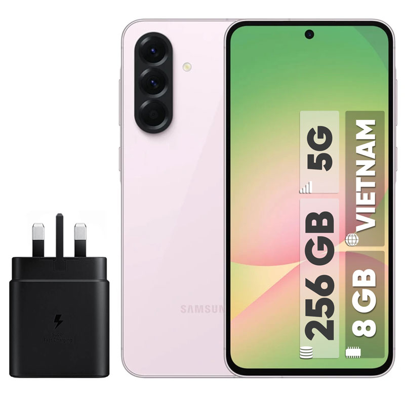 گوشی موبایل سامسونگ مدل Galaxy A56 دو سیم کارت ظرفیت 256 گیگابایت و رم 8 گیگابایت - ویتنام - به همراه شارژر 45 وات سامسونگ