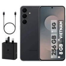 گوشی موبایل سامسونگ مدل Galaxy S25 FE دو سیم کارت ظرفیت 256 گیگابایت و رم 8 گیگابایت – ویتنام – به همراه شارژر 45 وات سامسونگ و کابل شارژ USB-C به طول 1.8 متر