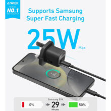 شارژر دیواری 25 وات انکر مدل A2656 به همراه کابل USB-C به طول 1.5 متر