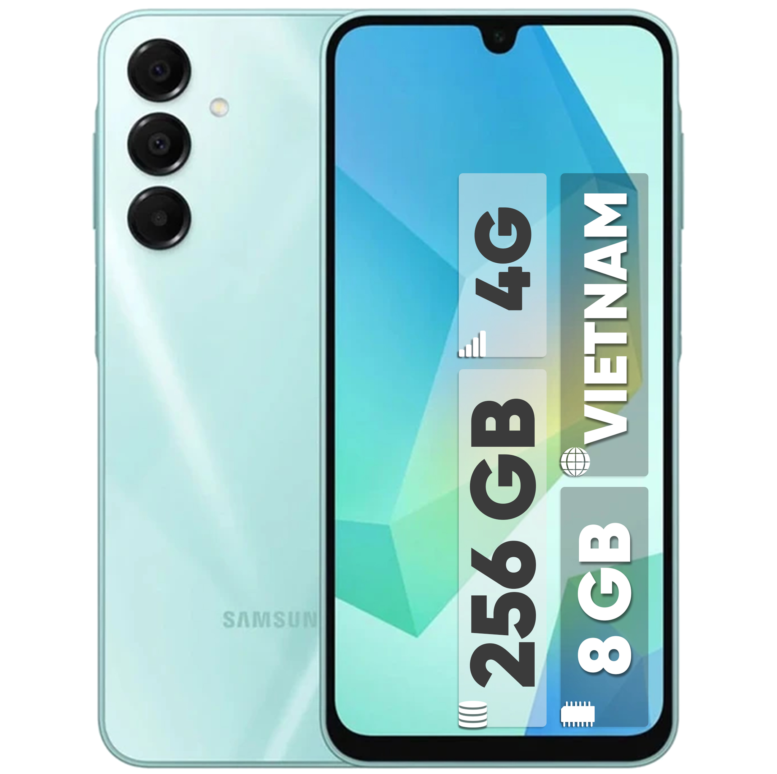 گوشی موبایل سامسونگ مدل Galaxy A16 4G دو سیم کارت ظرفیت 256 گیگابایت و رم 8 گیگابایت - ویتنام