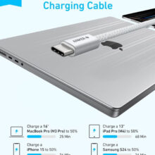 کابل تبدیل USB-C به USB-C انکر مدل Zolo A8060 طول 1.5 متر
