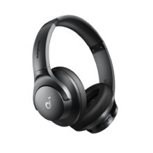 هدفون بلوتوثی انکر مدل Soundcore Q20i با نویز کنسلینگ فعال (ANC)، درگاه شارژ USB Type-C، دارای 2 میکروفون داخلی و 2 میکروفون خارجی، پشتیبانی از صدای Hi-Res از طریق کابل AUX
