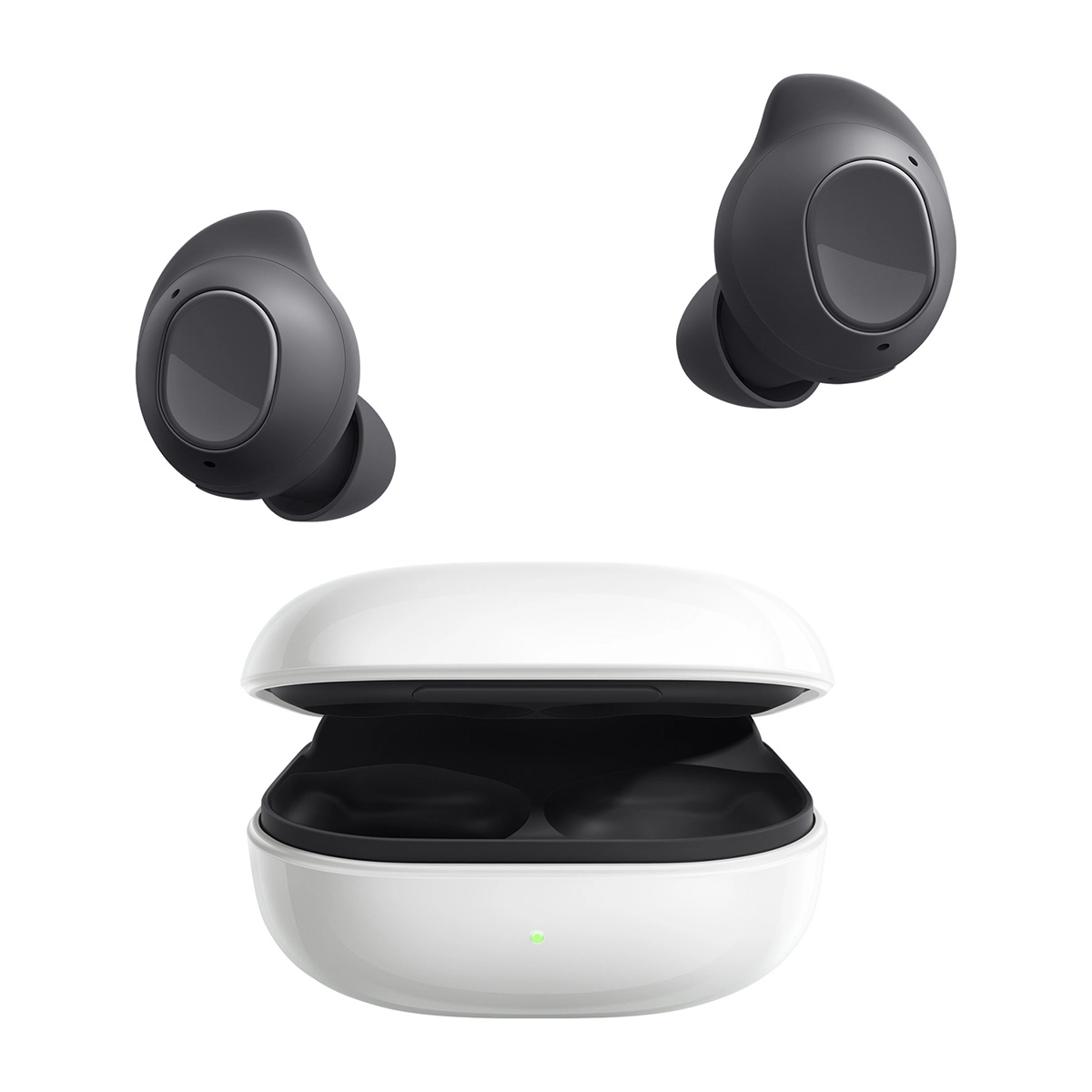 هدفون بلوتوثی سامسونگ مدل Galaxy Buds FE با نویز کنسلینگ فعال (ANC)، درگاه شارژ USB Type-C، دارای میکروفون دوگانه، مقاوم در برابر رطوبت و عرق