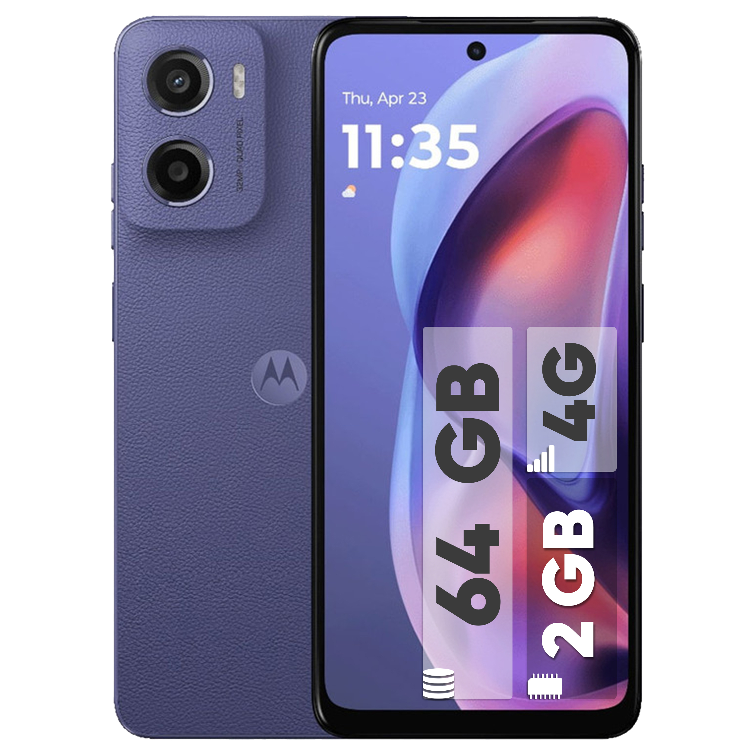 گوشی موبایل موتورولا مدل Moto E15 دو سیم کارت ظرفیت 64 گیگابایت و رم 2 گیگابایت