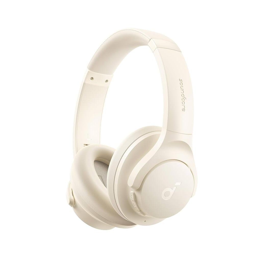 هدفون بلوتوثی انکر مدل Soundcore Q20i با نویز کنسلینگ فعال (ANC)، درگاه شارژ USB Type-C، دارای 2 میکروفون داخلی و 2 میکروفون خارجی، پشتیبانی از صدای Hi-Res از طریق کابل AUX