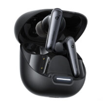 هدفون بلوتوثی انکر مدل Soundcore Liberty 4 NC با نویز کنسلینگ فعال (ANC)، درگاه شارژ USB Type-C، پشتیبانی از فرمان لمسی، مقاوم در برابر پاشش آب
