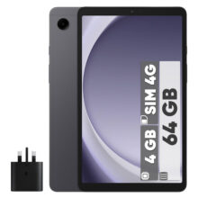تبلت ۸.۷ اینچ سامسونگ مدل Galaxy Tab A9-4G ظرفیت 64 گیگابایت و رم 4 گیگابایت به همراه شارژر