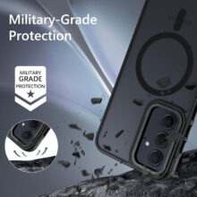 کاور بادی قاب مدل مگ سیف مات 2 طرح Magsafe_S24FE مناسب برای گوشی موبایل سامسونگ Galaxy S24 FE