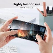 محافظ صفحه نمایش ال کا جی مدل بی حاشیه مناسب برای گوشی موبایل سامسونگ Galaxy S24 Ultra