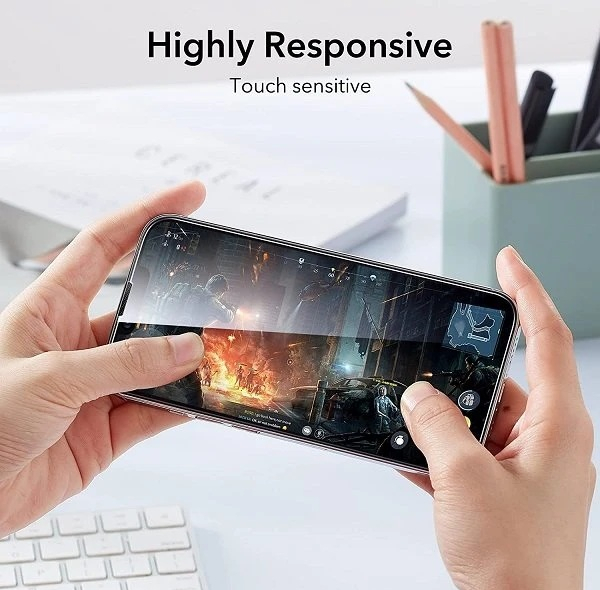 محافظ صفحه نمایش ال کا جی مدل بی حاشیه مناسب برای گوشی موبایل سامسونگ Galaxy S24 Ultra