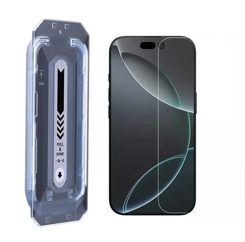 محافظ صفحه نمایش نیلکین مدل H Plus Pro مناسب برای گوشی موبایل اپل iPhone 17 Pro Max به همراه کیت نصب