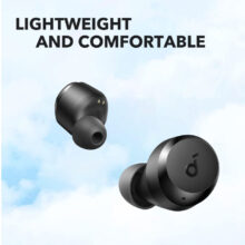 هدفون بلوتوثی انکر مدل Soundcore A25i بدون قابلیت نویز کنسلینگ، درگاه شارژ USB Type-C، دارای دو میکروفون داخلی با الگوریتم هوش مصنوعی، مقاوم در برابر پاشش آب