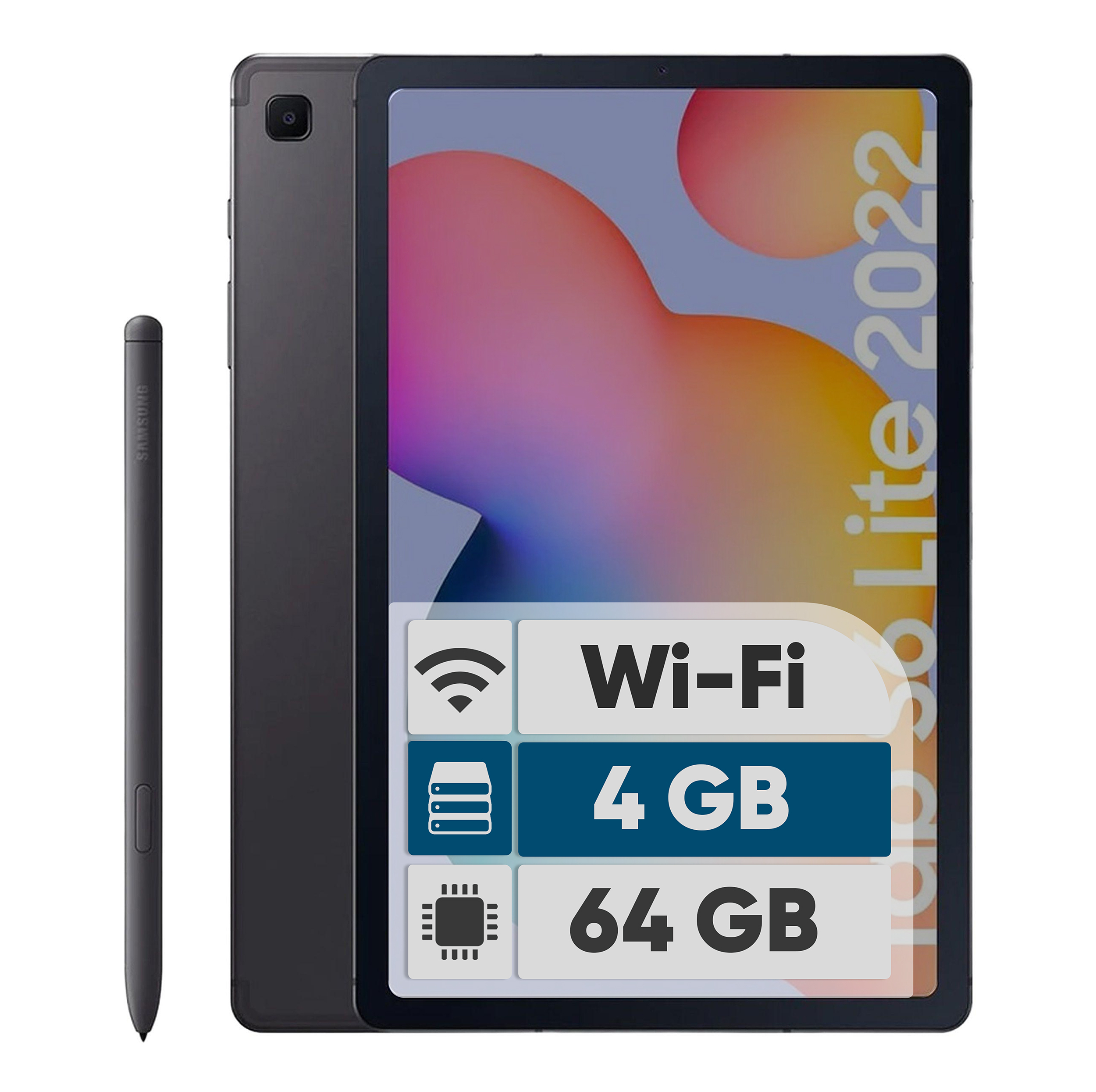 تبلت 10.4 اینچ سامسونگ مدل Galaxy Tab S6 Lite 2022 Wi-Fi ظرفیت 64 گیگابایت و رم 4 گیگابایت به همراه قلم