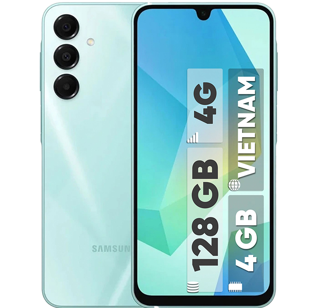 گوشی موبایل سامسونگ مدل Galaxy A16 4G دو سیم کارت ظرفیت 128 گیگابایت و رم 4 گیگابایت - ویتنام